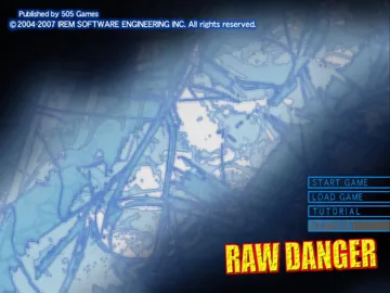 Raw Danger screen shot title